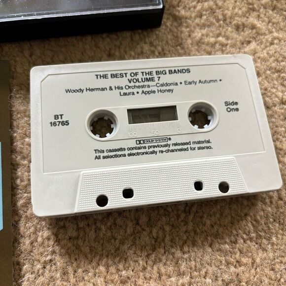 The Best Of The Big Bands Volume 7 Woody Herman BT 16764 Cassette Tape - Picture 2 of 8